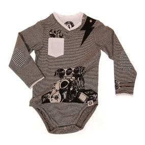 Muscle Car Bodysuit Long Sleeve by: Mini Shatsu