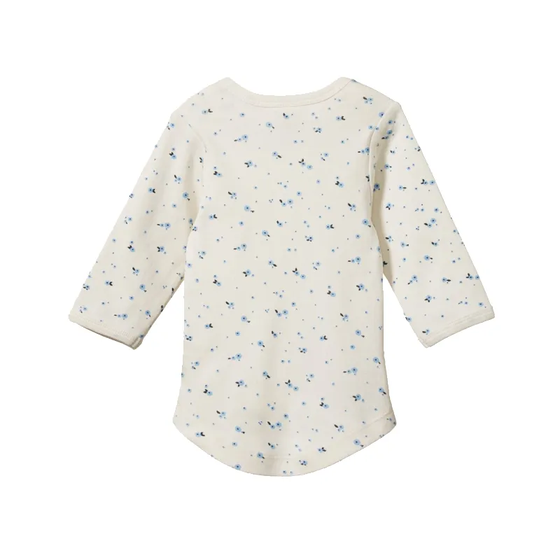 Nature Baby LS Pocket Tee - Daisy Print