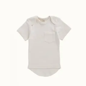 Nature Baby - Short Sleeve Pocket Tee- Natural
