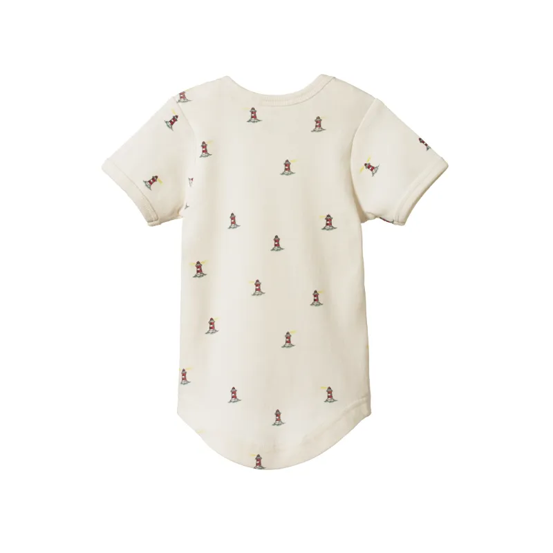 Nature Baby SS Pocket Tee - Lighthouse