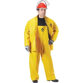 Neo-Slick Chemical & Acid Resistant Rain Jacket, Medium, Yellow, Neoprene