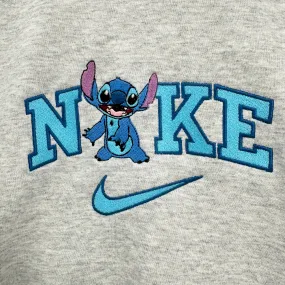 Nike Stitch Embroidered YOUTH Sweatshirt Kids Boy Girl Unisex Crewneck