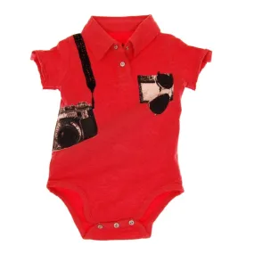 Paparazzi Polo Bodysuit by: Mini Shatsu
