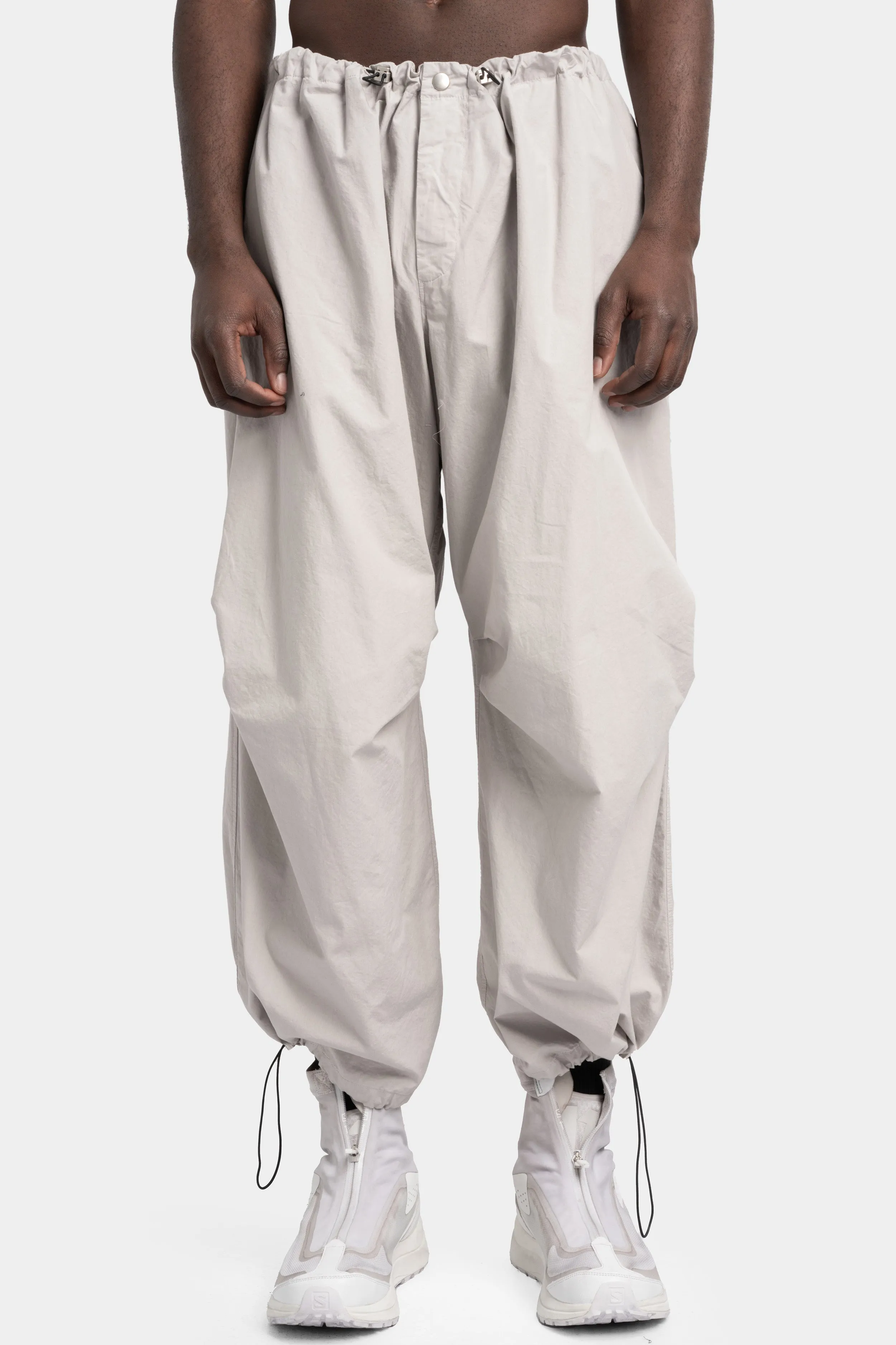 Parachute pants, Light grey