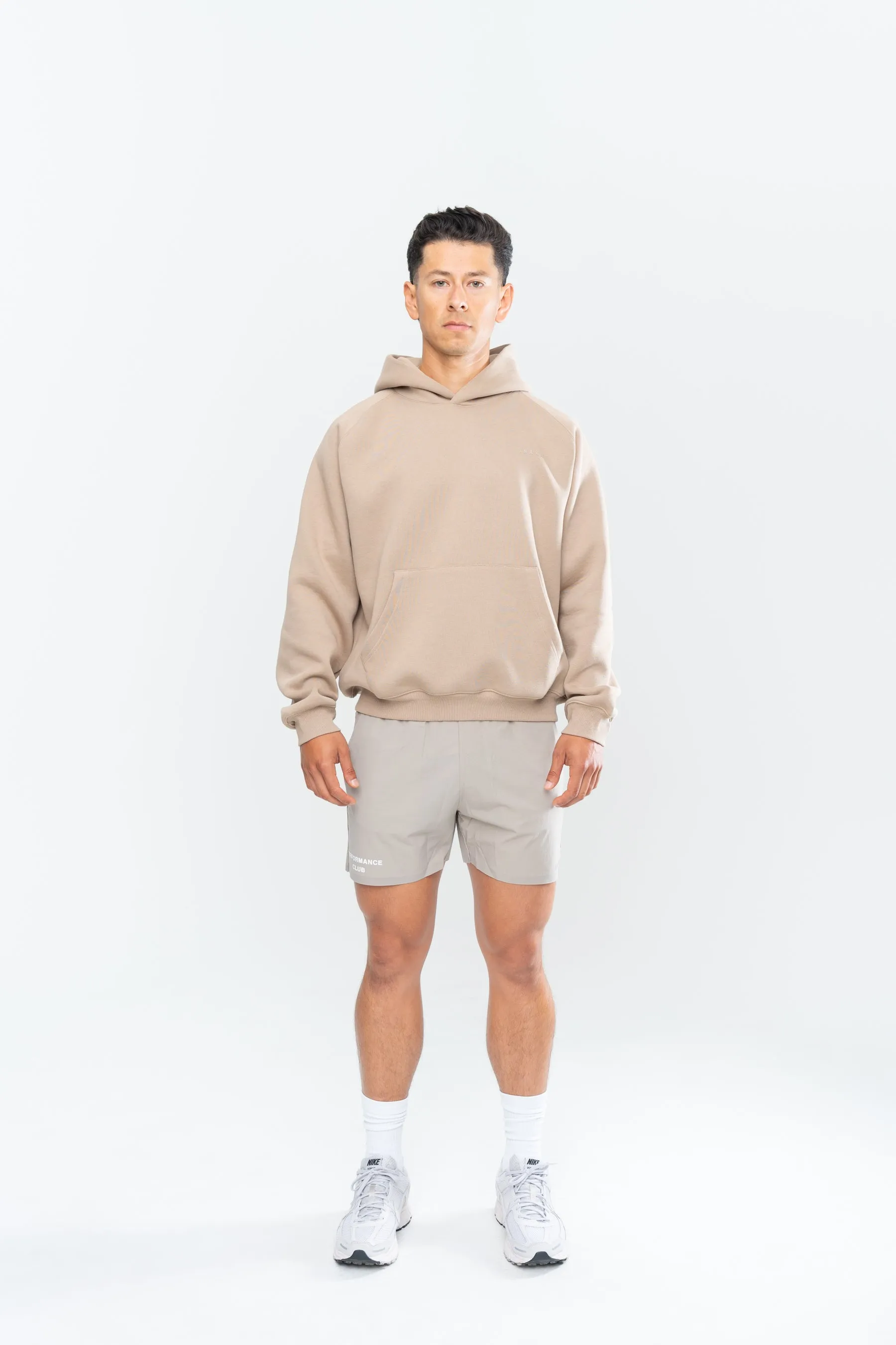 PERFORMANCE CLUB HOODIE - TAUPE