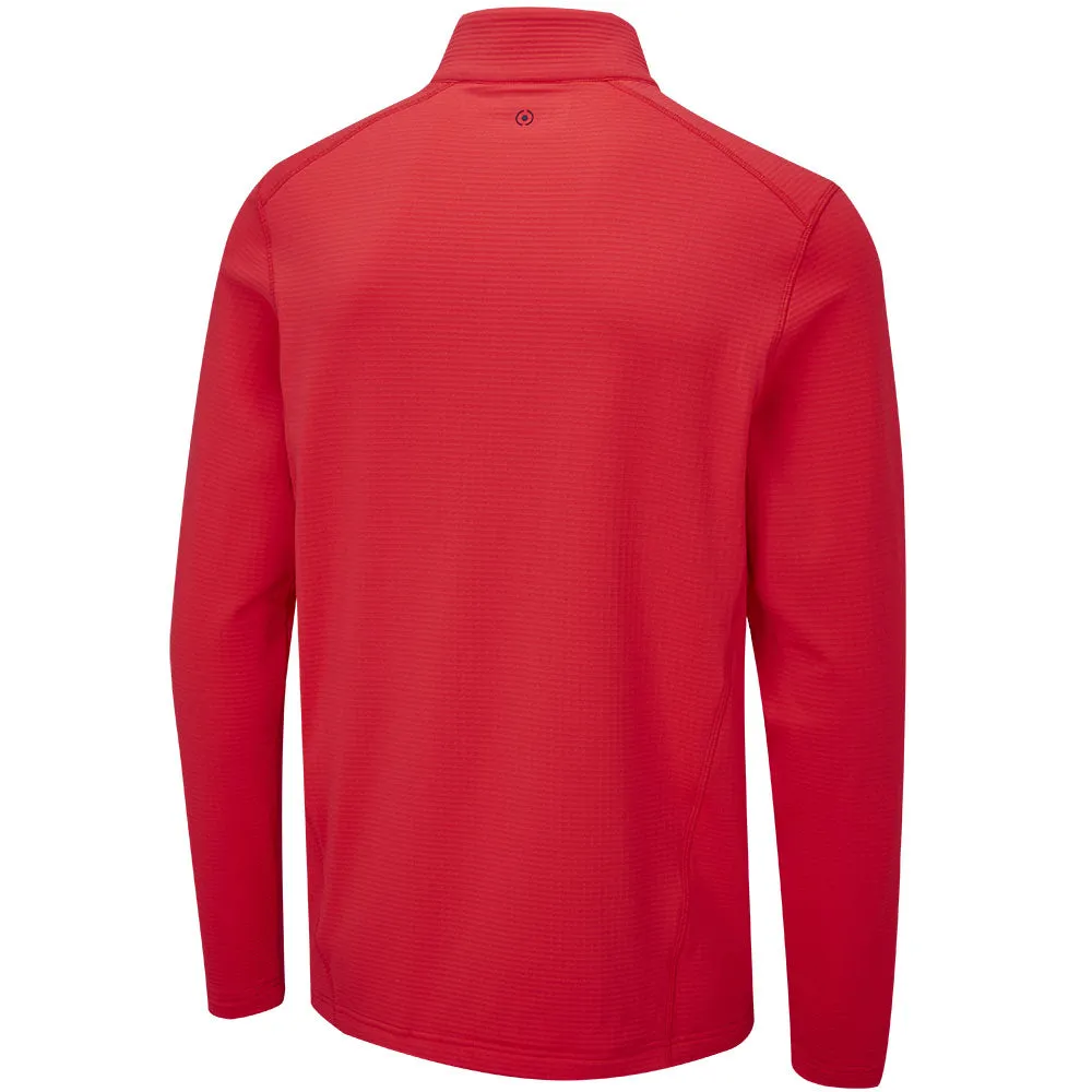 Ping Edwin 1/2 Zip Pullover - Poppy