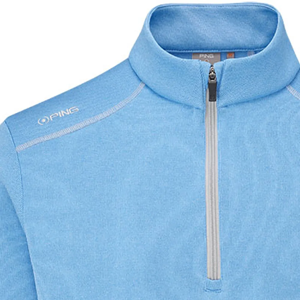 Ping Ramsey 1/2 Zip SensorWarm Pullover - Infinity Blue Marl