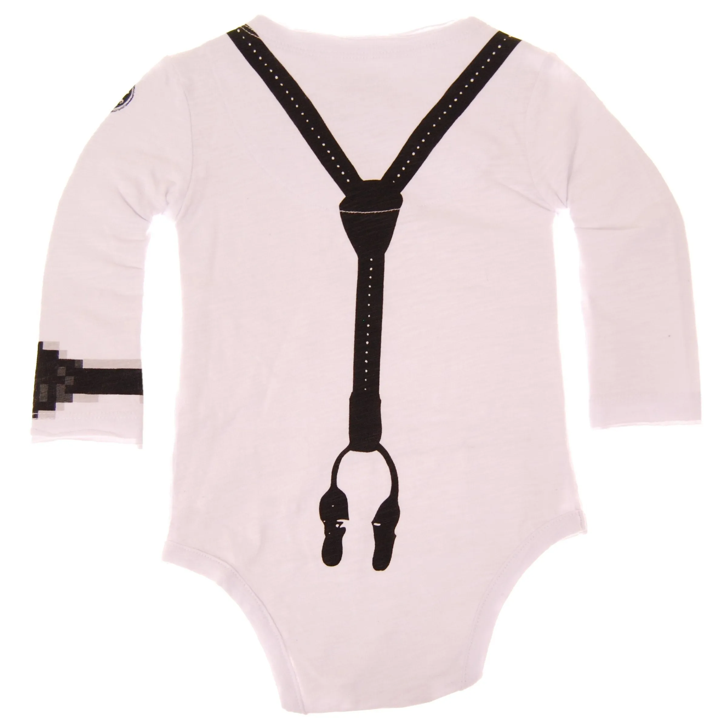 Pixel Tie and Suspenders Bodysuit by: Mini Shatsu