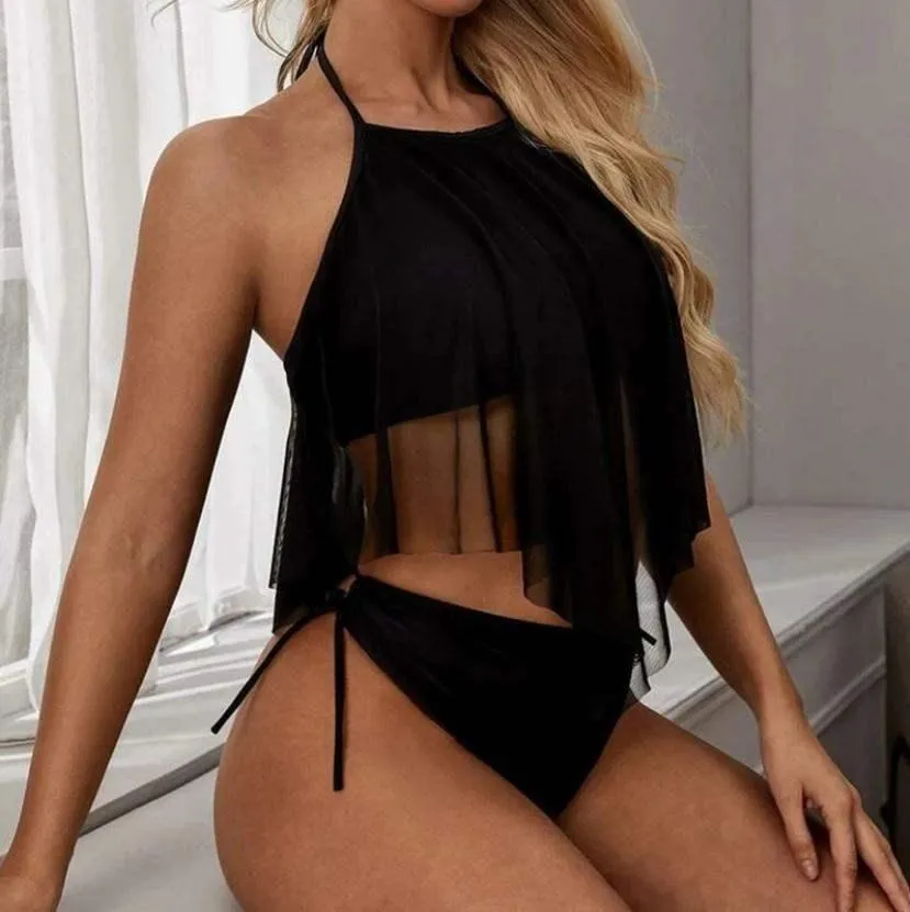 Push Up Neck-Halter Bathing Suit