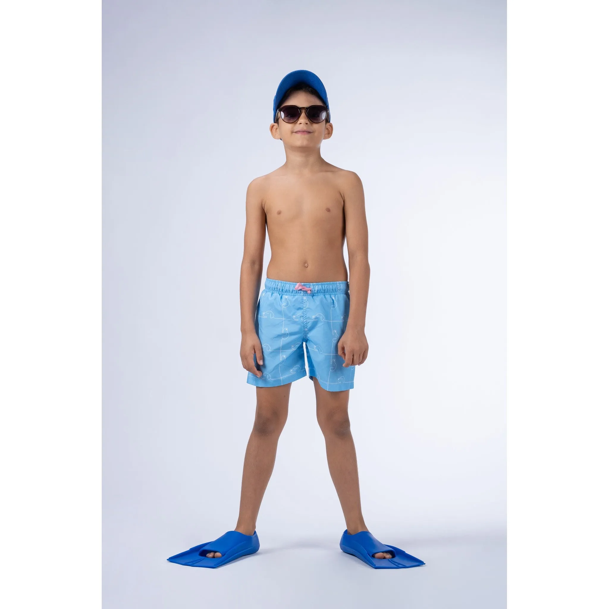 Puzzle Dog Swim Short