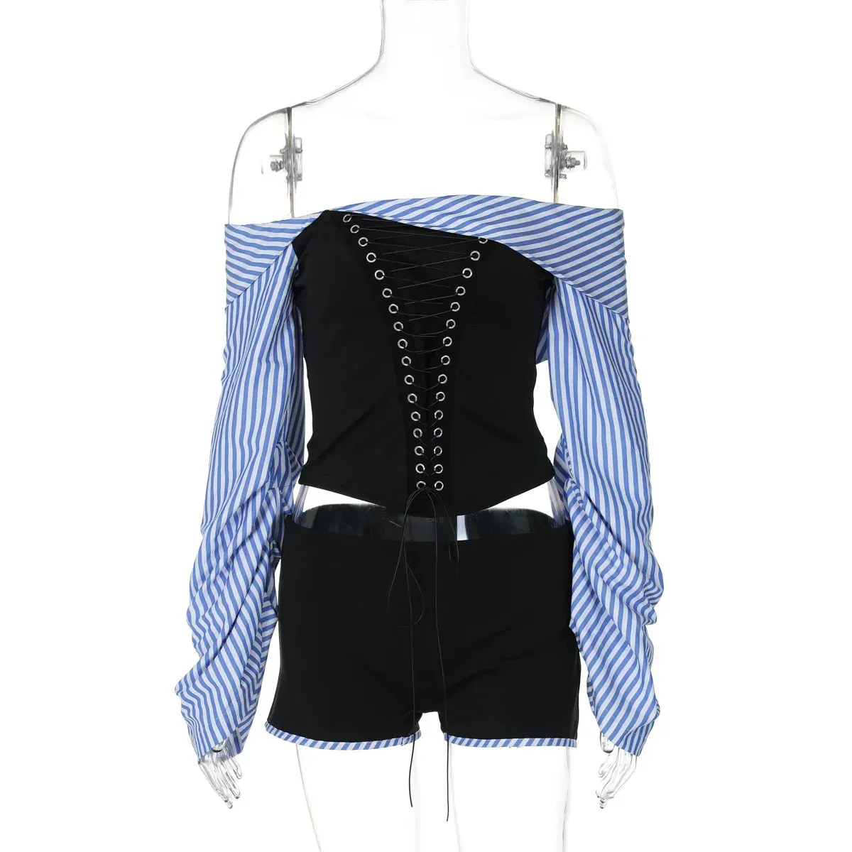 Rocio Striped Two-Piece Set