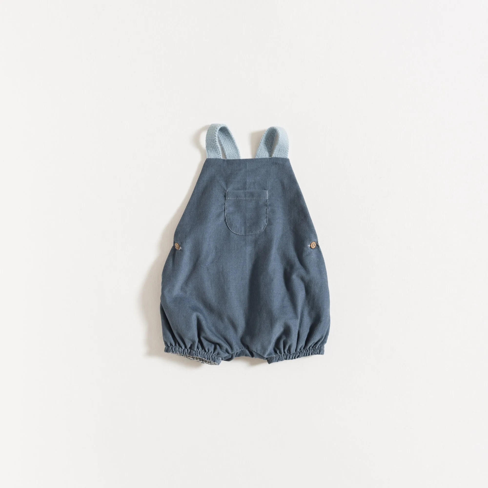 ROMPER / DUCK BLUE CORDUROY