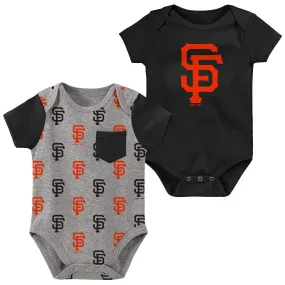 SF Giants 2 Pack Creeper Set