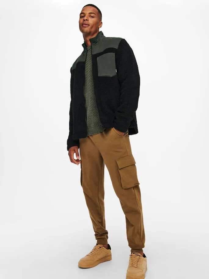 Sherpa Jacket - Black