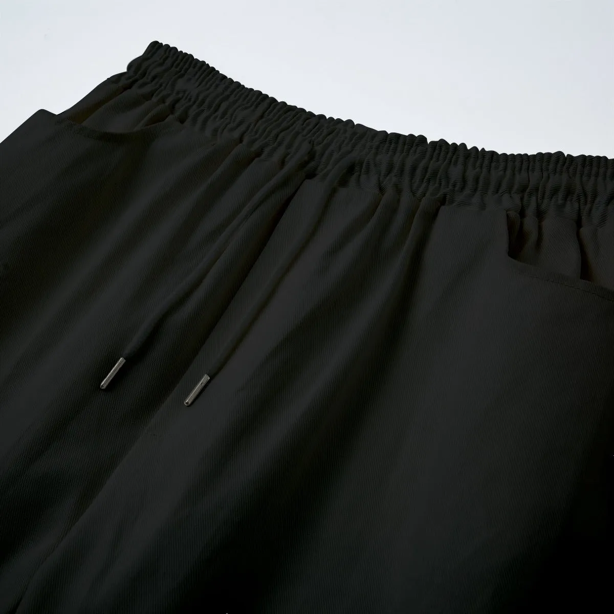 Sixty Eight 93 Logo White Black Unisex Straight Casual Pants