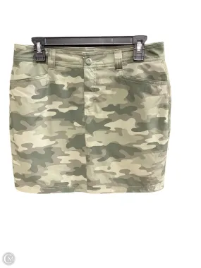 Skirt Mini & Short By Eddie Bauer In Camouflage Print, Size: 6