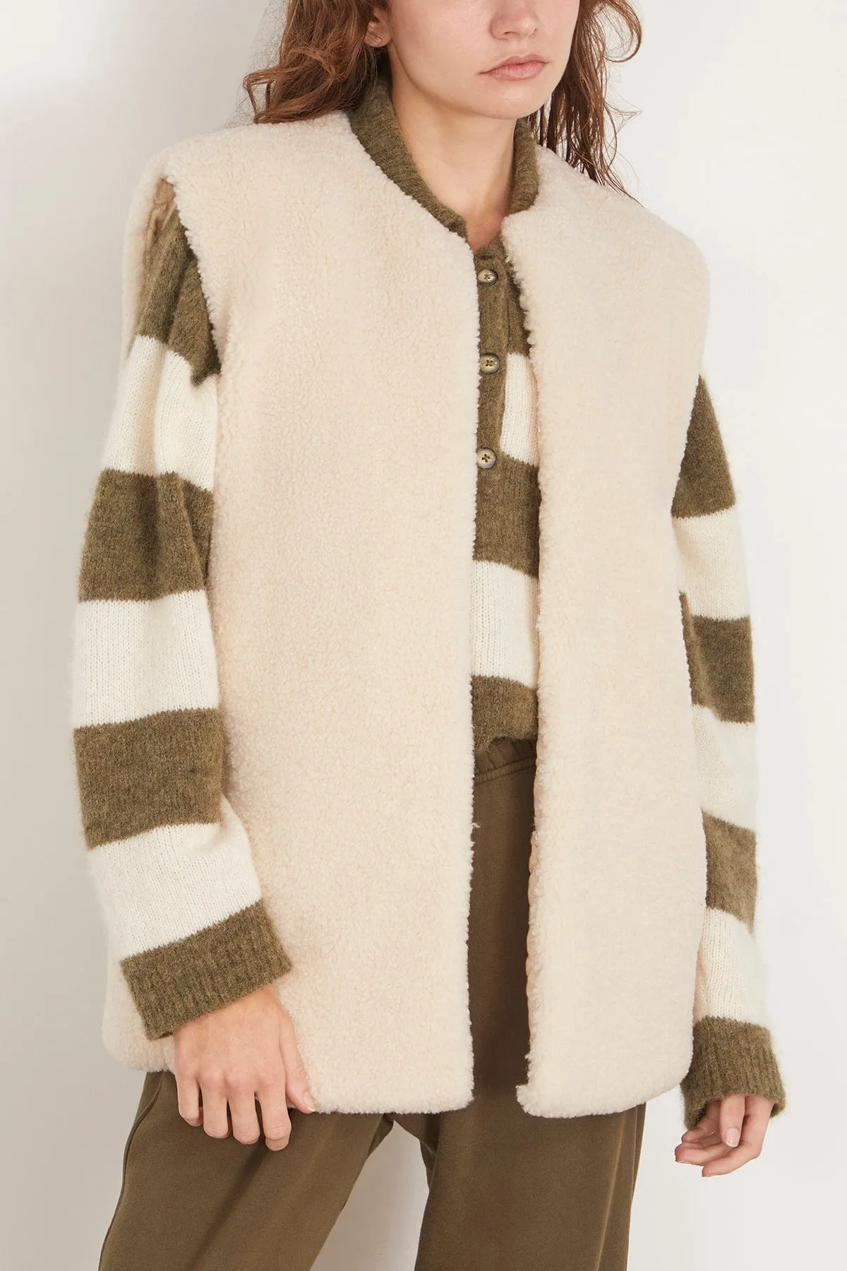 Thea Vest in Cream