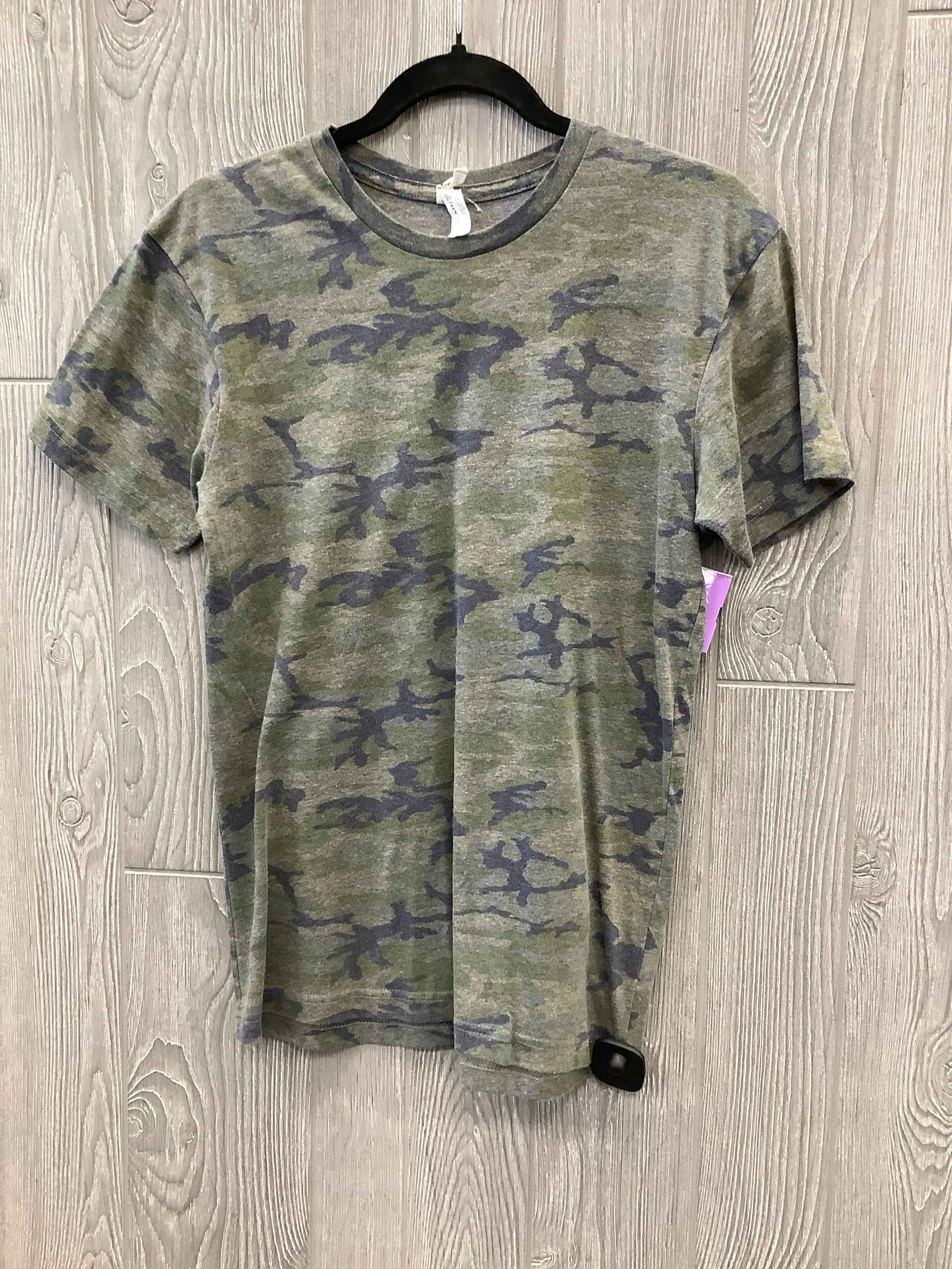 Top Short Sleeve By Clothes Mentor In Camouflage Print, Size: S