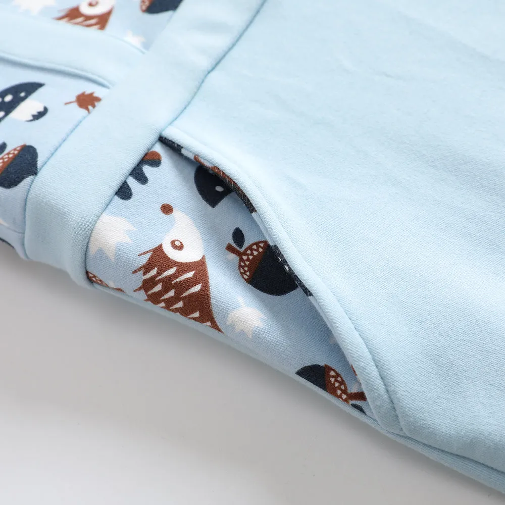 Vauva 2022 Xmas Baby Polo Long Sleeves Romper (Blue)