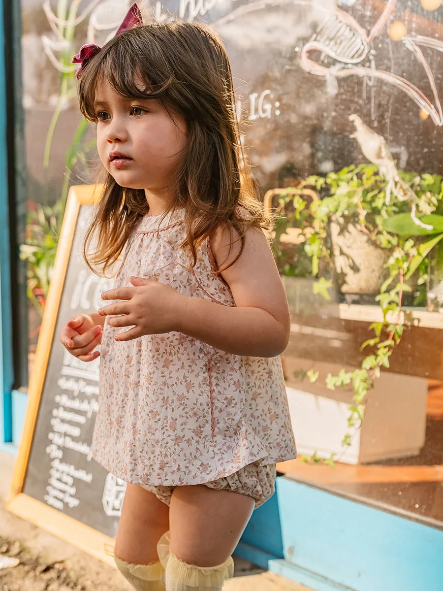 Venice Dress & Bloomers Set, Antique Rosa