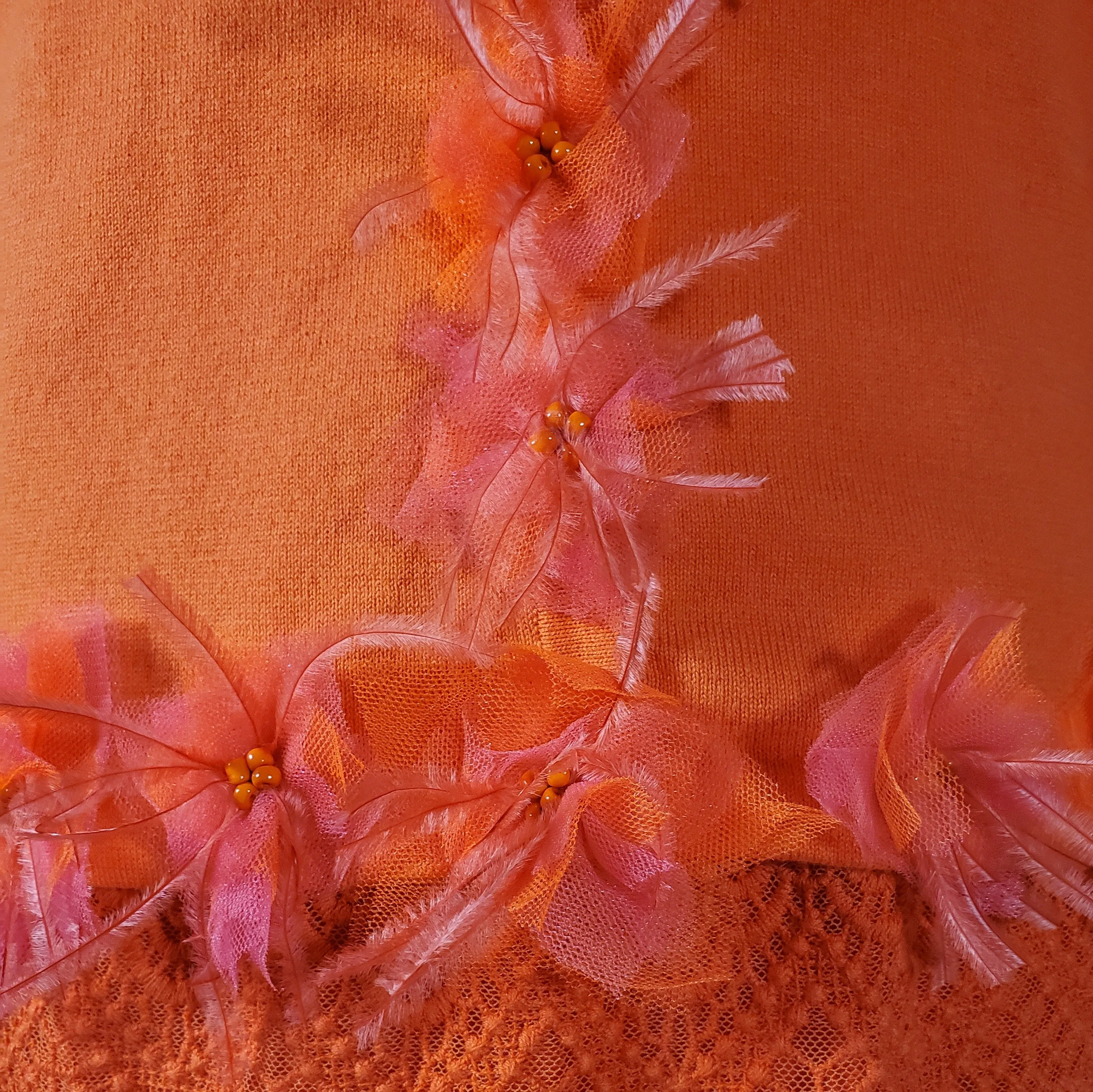 Vintage Michael Simon Hand Embroidered Sweater
