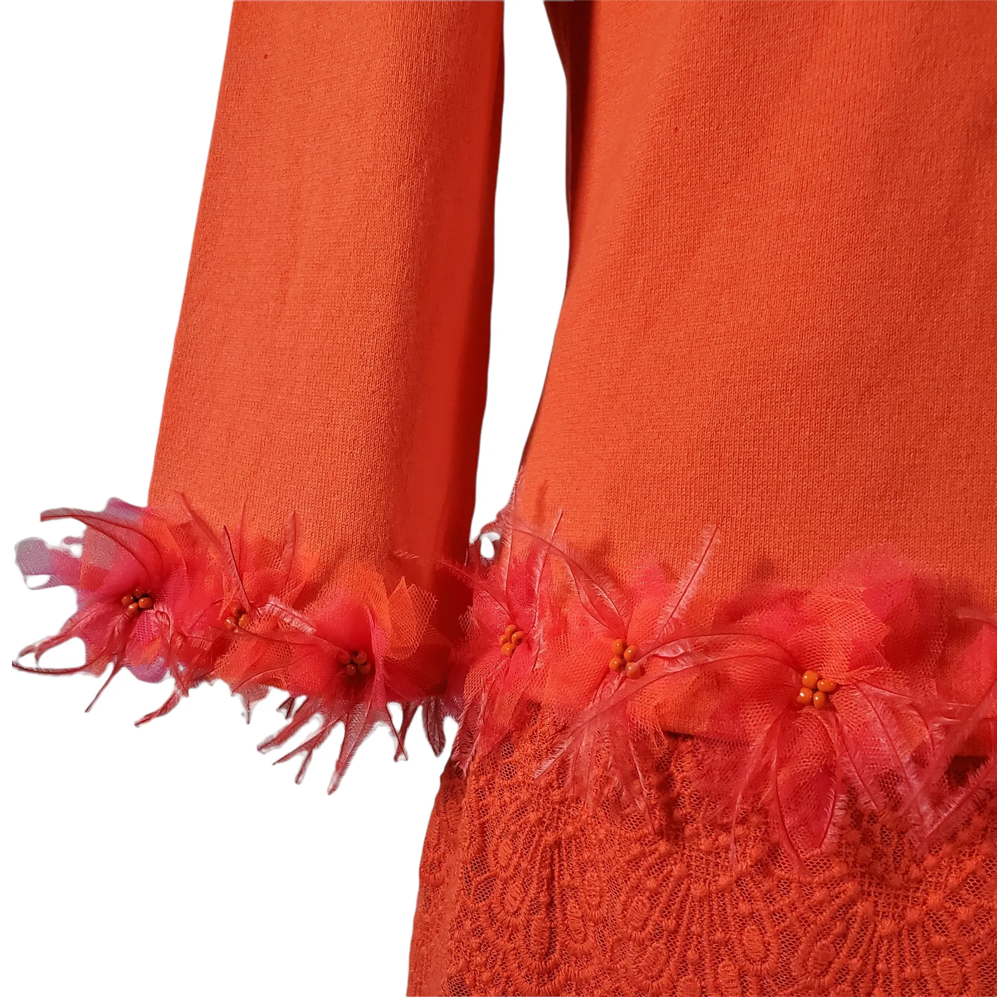 Vintage Michael Simon Hand Embroidered Sweater