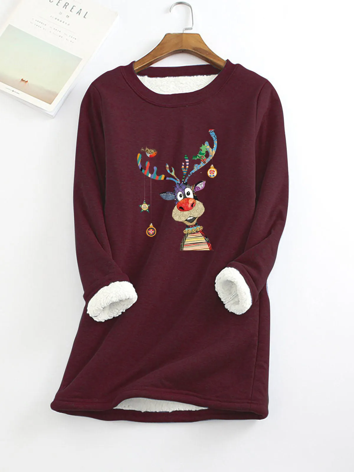 Women's Fashion Velvet Padded Thermal Bottoming Shirt Sweater