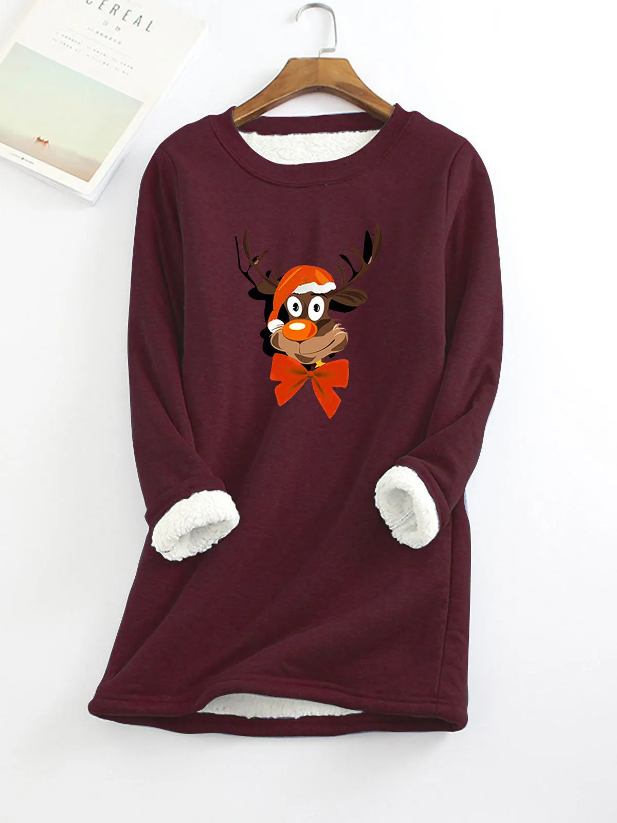 Women's Fashion Velvet Padded Thermal Bottoming Shirt Sweater