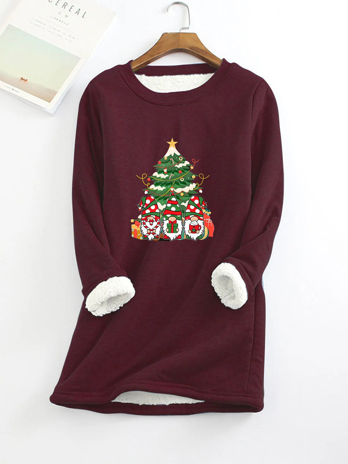 Women's Fashion Velvet Padded Thermal Bottoming Shirt Sweater