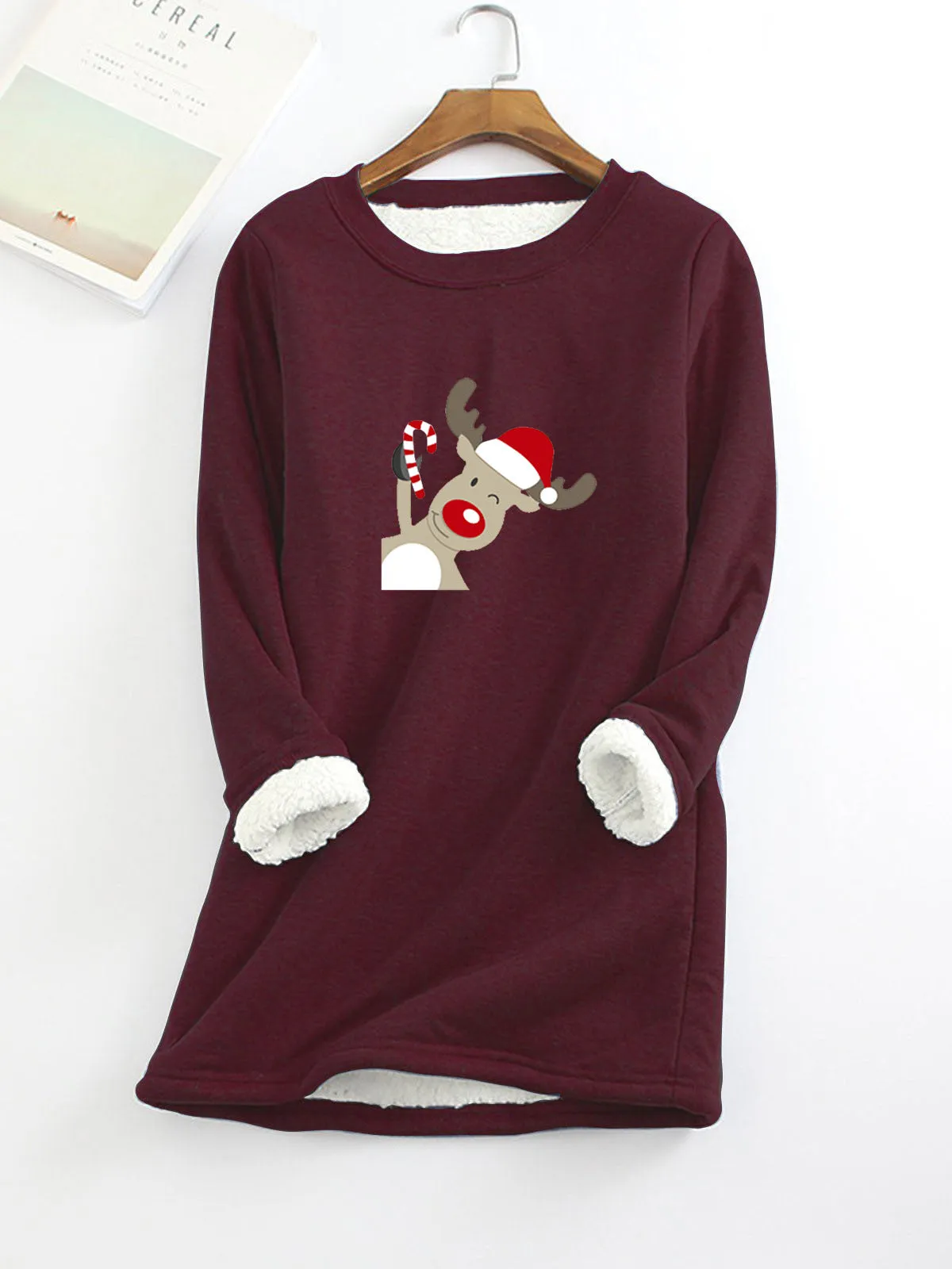 Women's Fashion Velvet Padded Thermal Bottoming Shirt Sweater