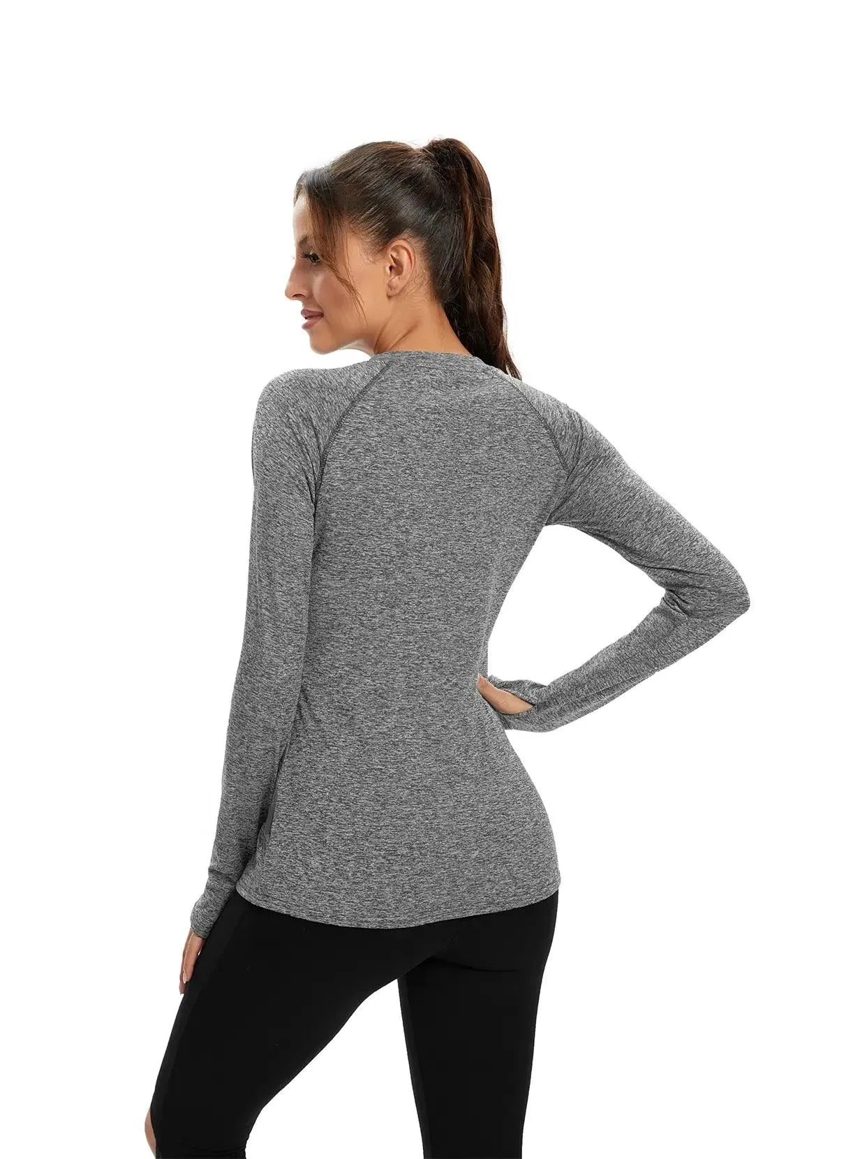 Women's Pullover Raglan-sleeve Thermal Tops