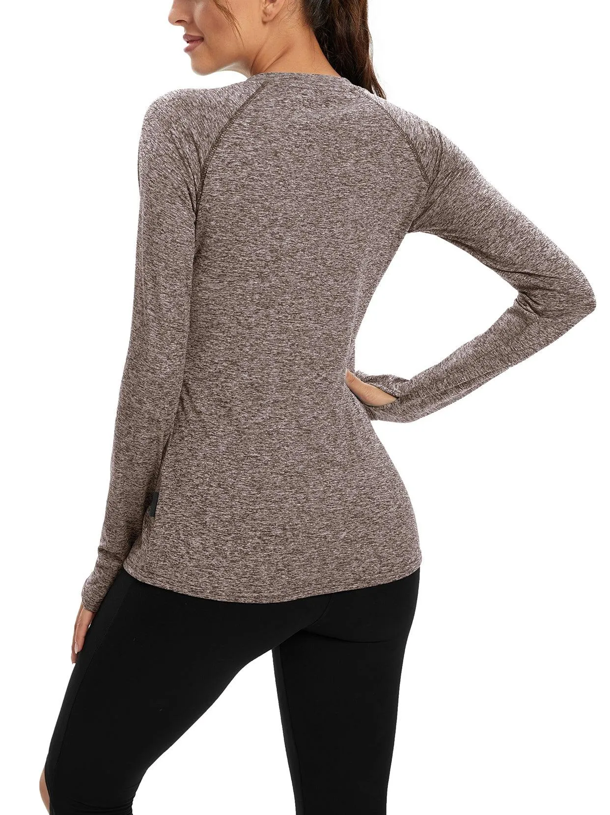 Women's Pullover Raglan-sleeve Thermal Tops