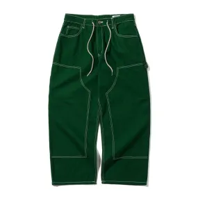 WORK WIDEFIT OXFORD PANTS GREEN