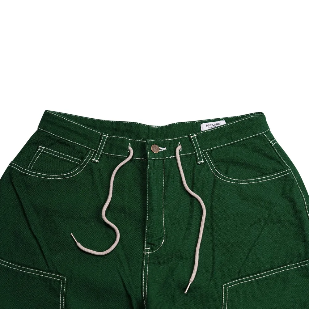 WORK WIDEFIT OXFORD PANTS GREEN