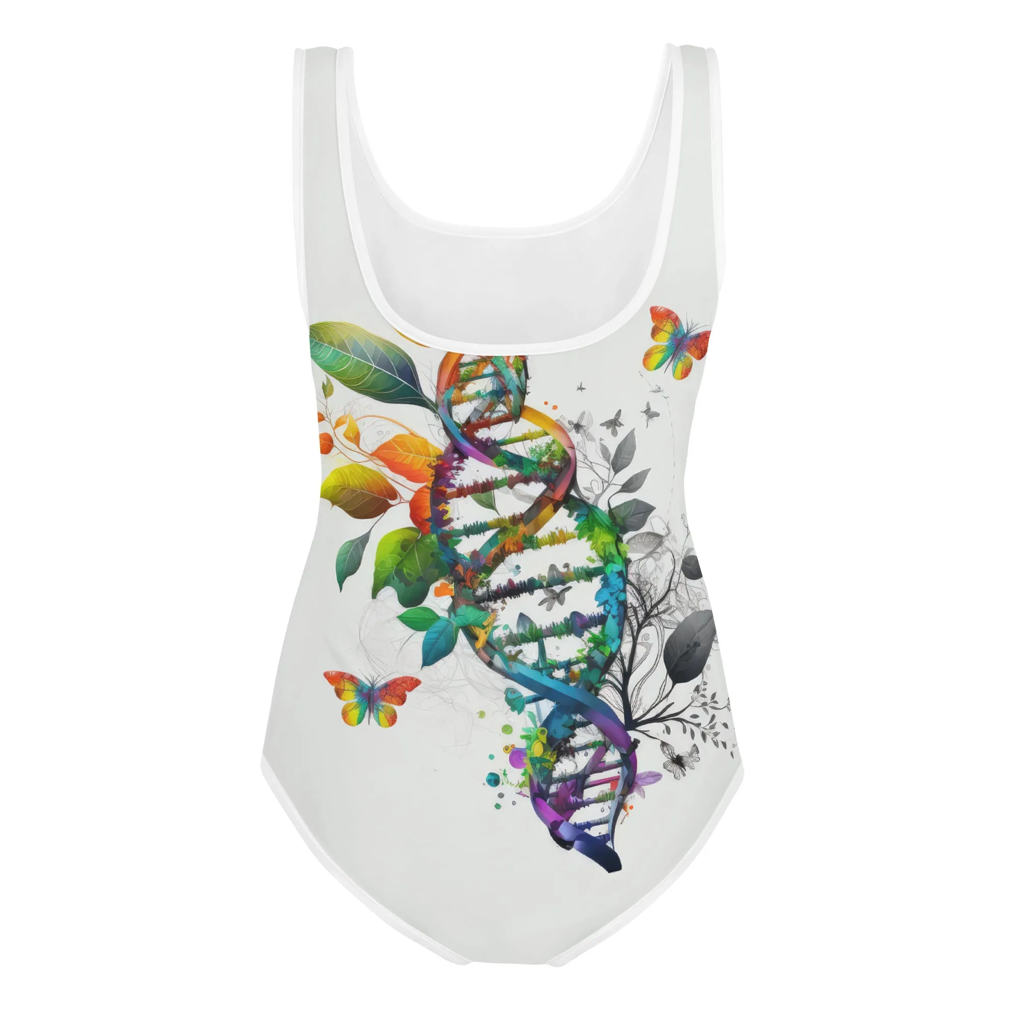 Youth Swimsuit DNA & Butterflies