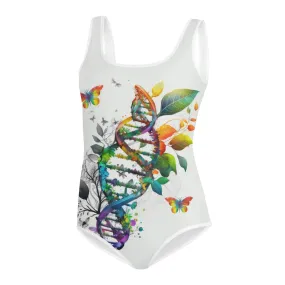 Youth Swimsuit DNA & Butterflies
